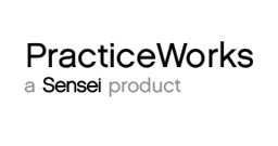 PracticeWorks a Sensei product logo